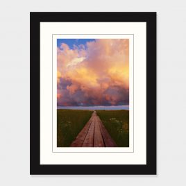 Boardwalk Toward the Clouds – Print