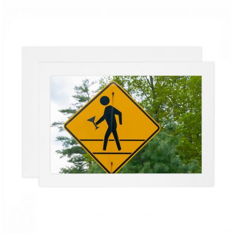 Caution Party – Street-Sign – Card