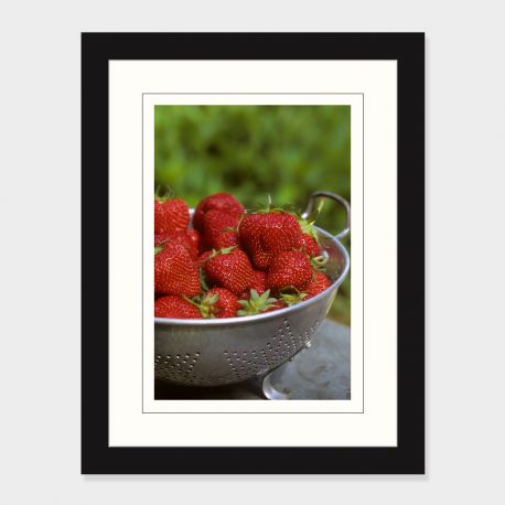 Strawberries-Framed